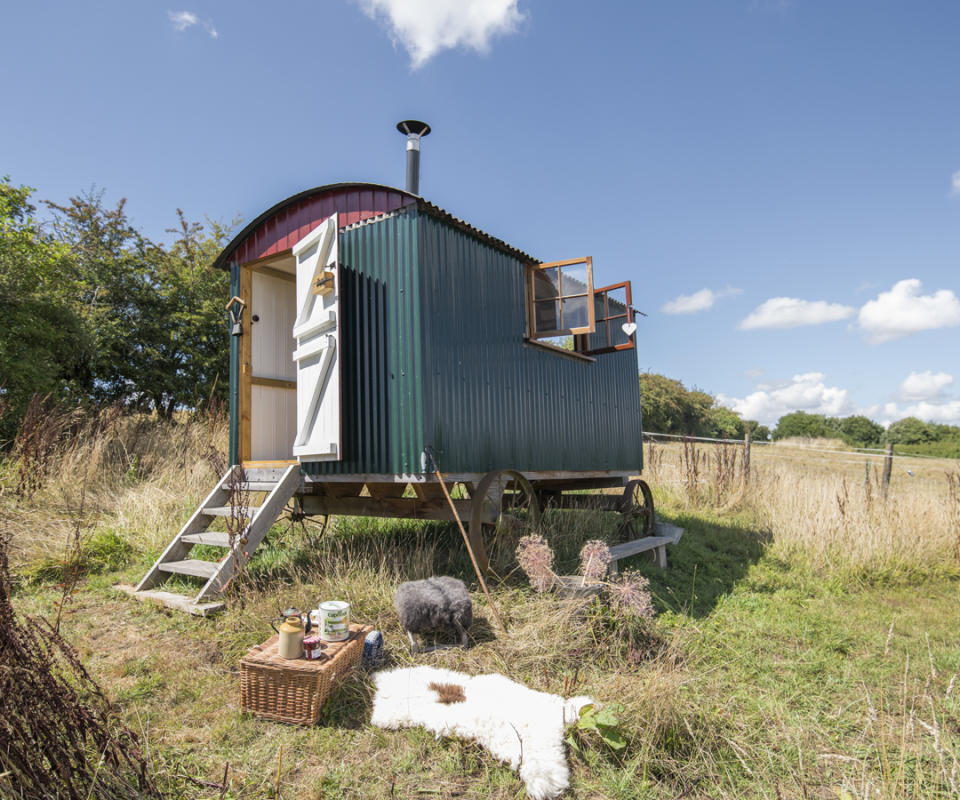 <p>HISTORIC:<br>Jo’s Shepherds Hut – owned by Greg Whale in Dorset (Picture: Shed of the Year) </p>