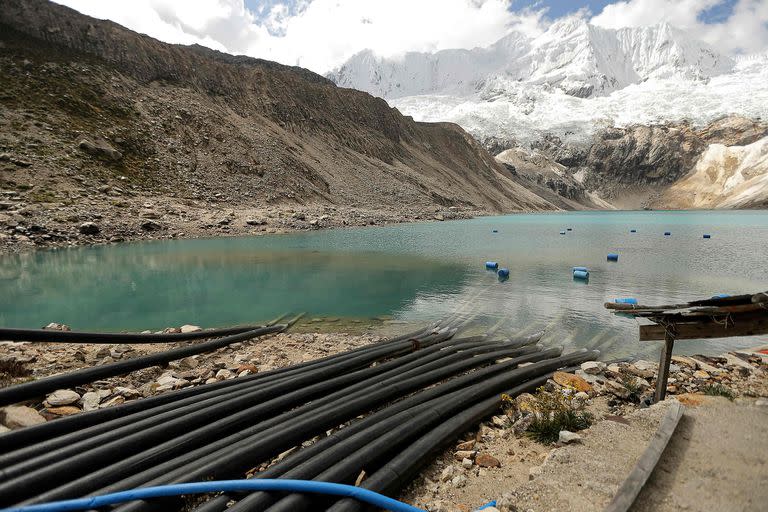 Parque Nacional Huascaran; Perú; mundo; Lago Palcacocha; Huaraz; Cordillera blanca;RWE energía alemnana; Andes peruanos; fotos del día