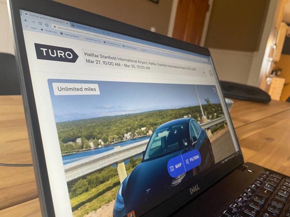 Turo allows users to rent out their personal vehicles through an online platform, similar to Airbnb.  (Steve Bruce/CBC - image credit)