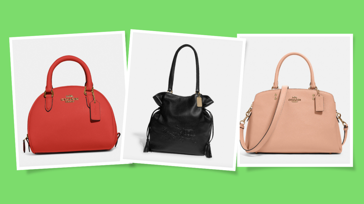 Coach Outlet sale finds of the week, starting at $39. (Photos via Coach Outlet)