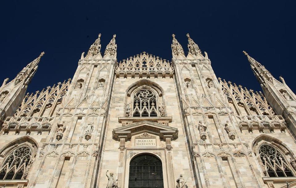 A general view of the Duomo Cathedral in Milan, Italy.