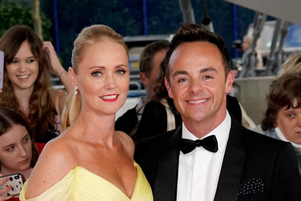 Ant McPartlin (right) and Anne-Marie Corbett (PA)