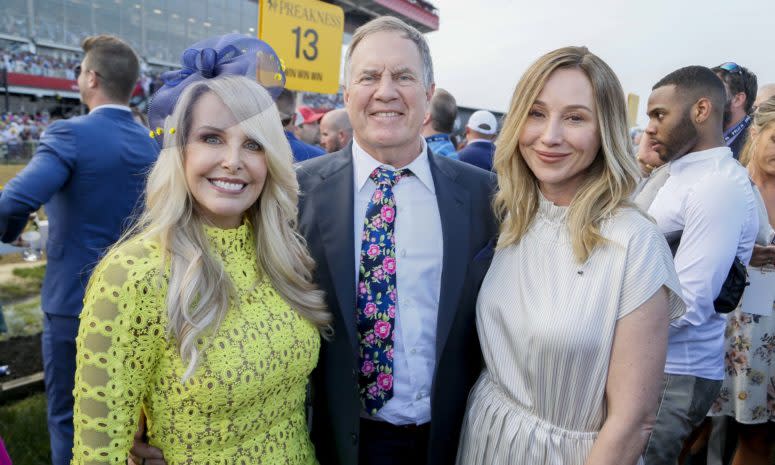 Bill Belichick at the Preakness.
