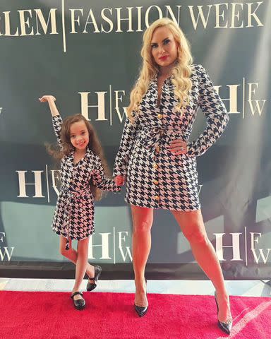 <p>Coco Austin Instagram</p> Coco Austin poses with her daughter Chanel Nicole