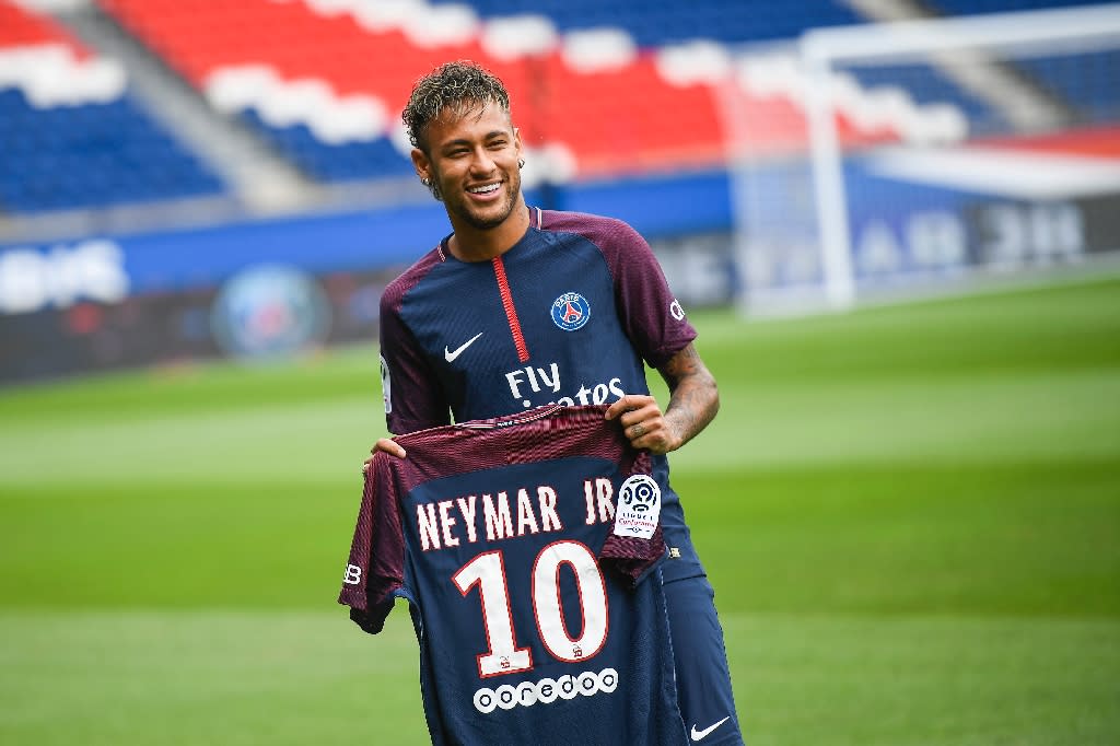 Neymar joined Paris Saint-Germain from Barcelona in a record-breaking move (AFP Photo/Lionel BONAVENTURE)