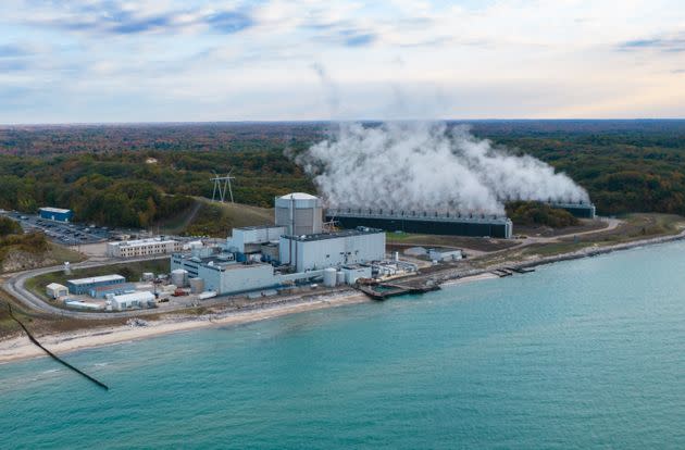 Entergy's now-closed Palisades nuclear plant in southwestern Michigan. (Photo: Entergy)