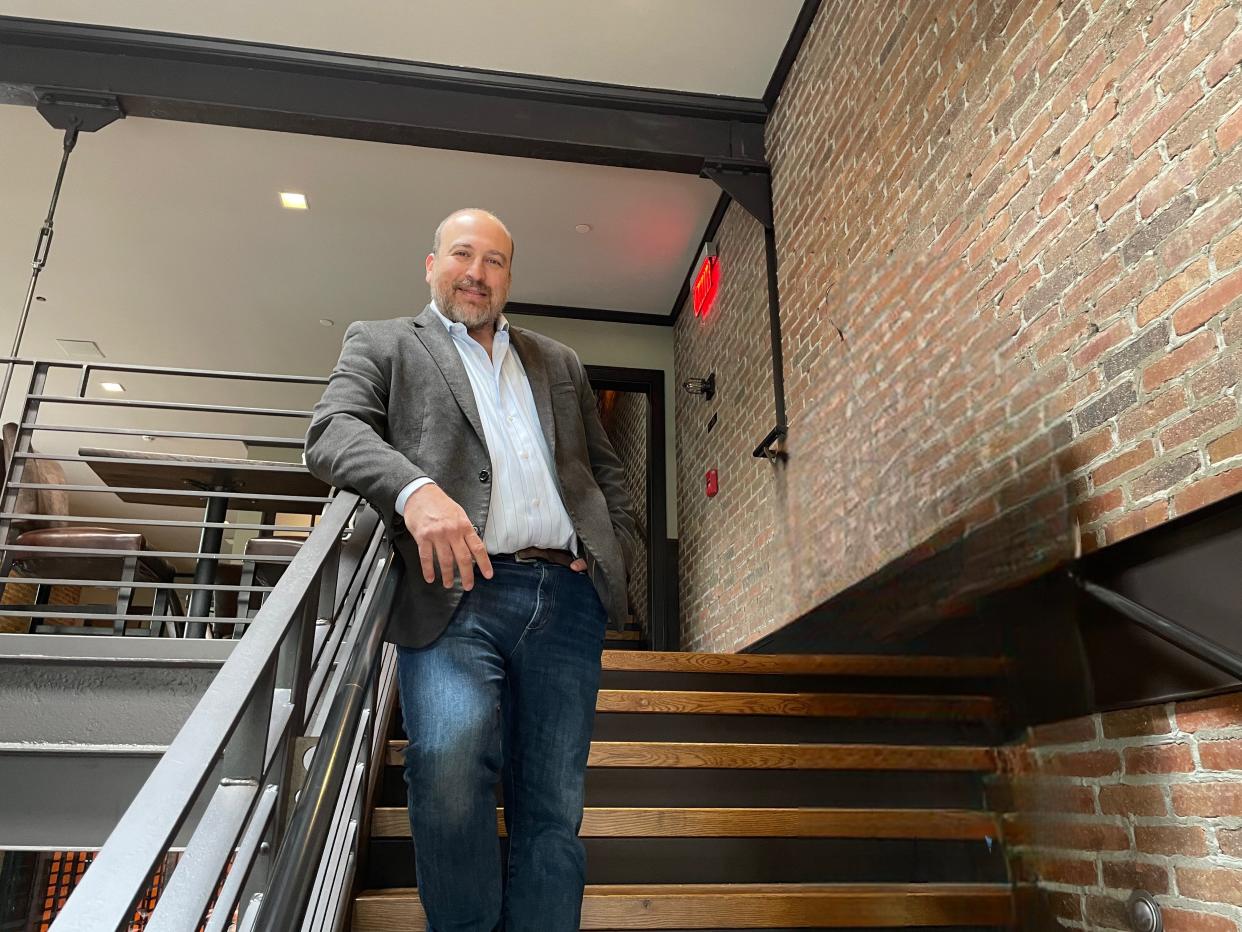 Mike Voron, owner of Good House, a new social club opening this fall in Mount Kisco. Photographed May 2024