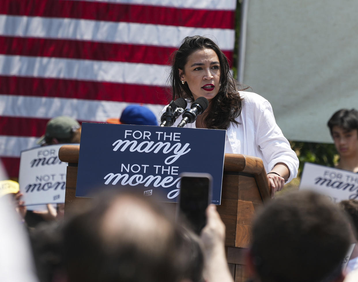 Rep. Alexandria Ocasio-Cortez in New York on June 22.