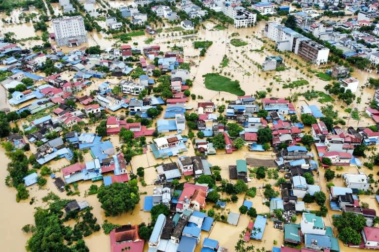 Typhoon Yagi smashed into Vietnam at the weekend, bringing a colossal deluge that has triggered severe flooding and landslides (Xuan Quang)