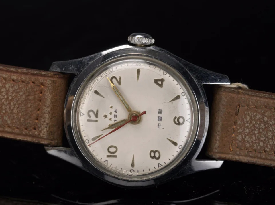 1955年中國出產第一隻手錶，現藏於天津博物館
