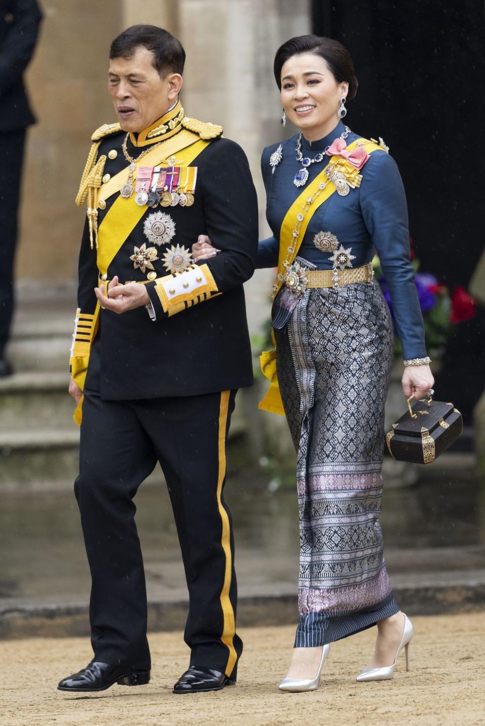 their majesties king charles iii and queen camilla coronation day