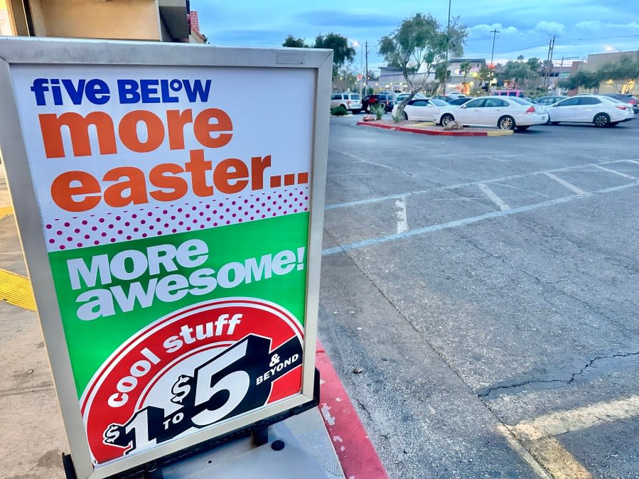 <em>With shoppers stocking up for the Easter holiday weekend, they can’t help but notice the noticeable change in prices. From grocery stores to even discount stores like Dollar Tree and Five Below. (KLAS)</em>