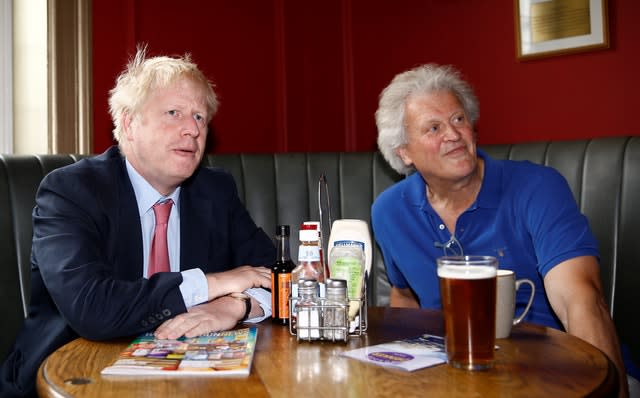 Boris Johnson and Tim Martin