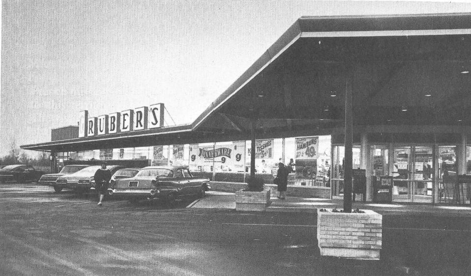 Gruber’s Supermarket was Monroe County’s homegrown supermarket. Gruber’s locations were also found on Steffas Road in Raisinville Township and on South Monroe Street, Delaware Court and East Second Street in Monroe. A later location opened in Carleton.