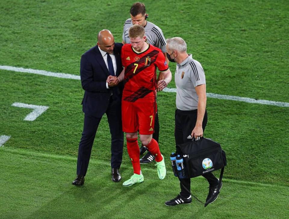 De Bruyne muss angeschlagen raus