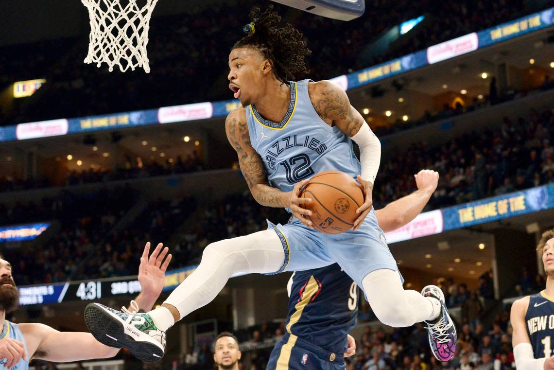 Memphis Grizzlies guard Ja Morant, a former Murray State star, made the NBA All-Star Game for the first time in 2021-22 and was chosen to an All-NBA Team (second team) for the initial time as well.