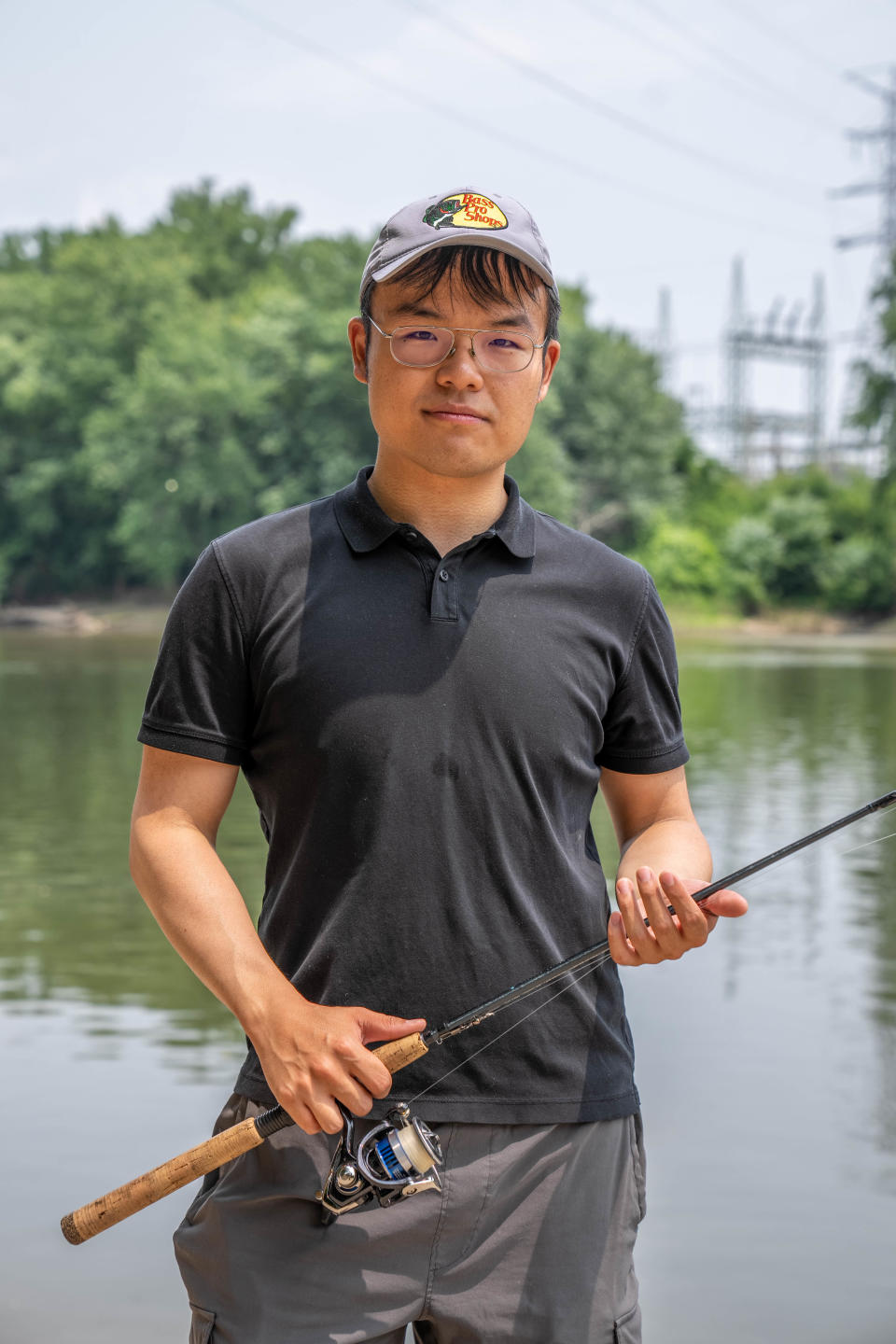 Liu He on Thursday, June 15, 2023, at Tapawingo Park on the Wabash River in West Lafayette.