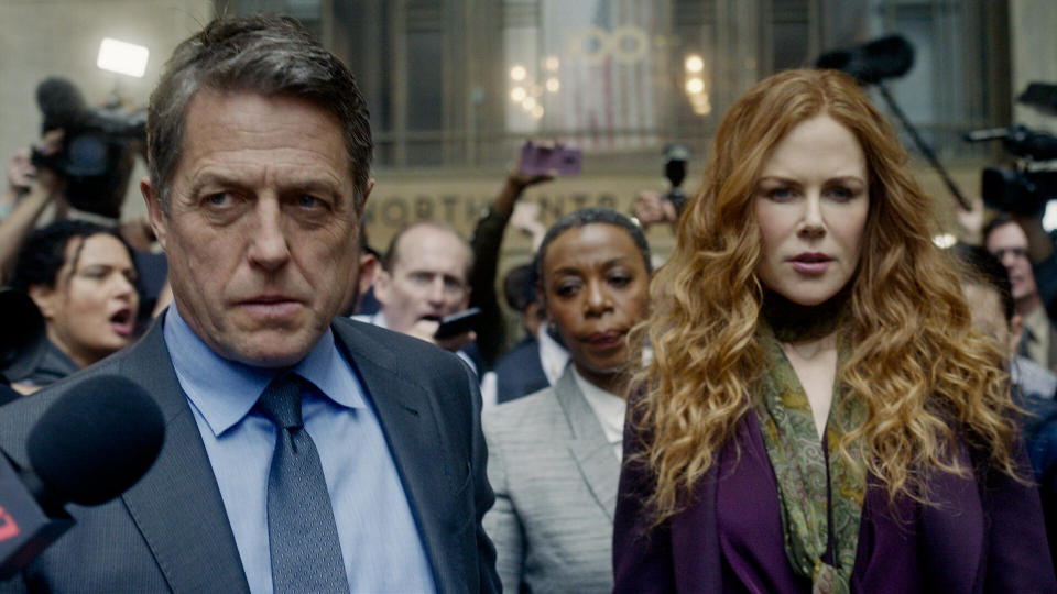 Hugh Grant, Noma Dumezweni and Nicole Kidman in "The Undoing." (Photo: HBO )