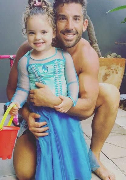 Braith shares three-year-old daughter Aleeia with ex Jodi Gordon. Source: Instagram