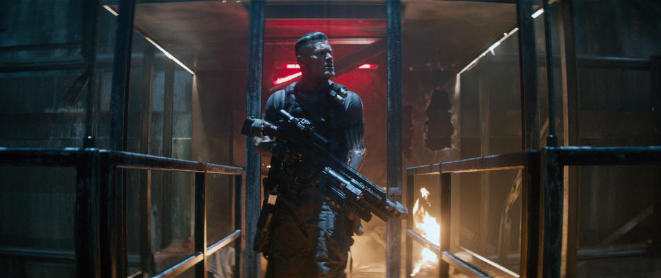 Josh Brolin plays the Terminator-like Cable in <em>Deadpool 2</em>. (Photo: Twentieth Century Fox Film Corp./Courtesy Everett Collection)