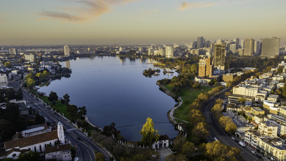 Aerial view of Oakland, California