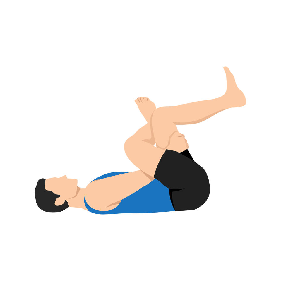 figure four stretch