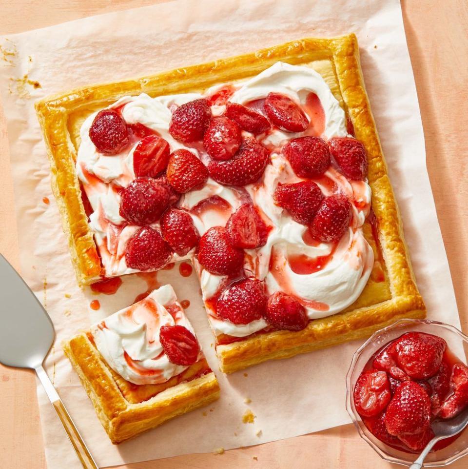 Roasted Strawberry Tart