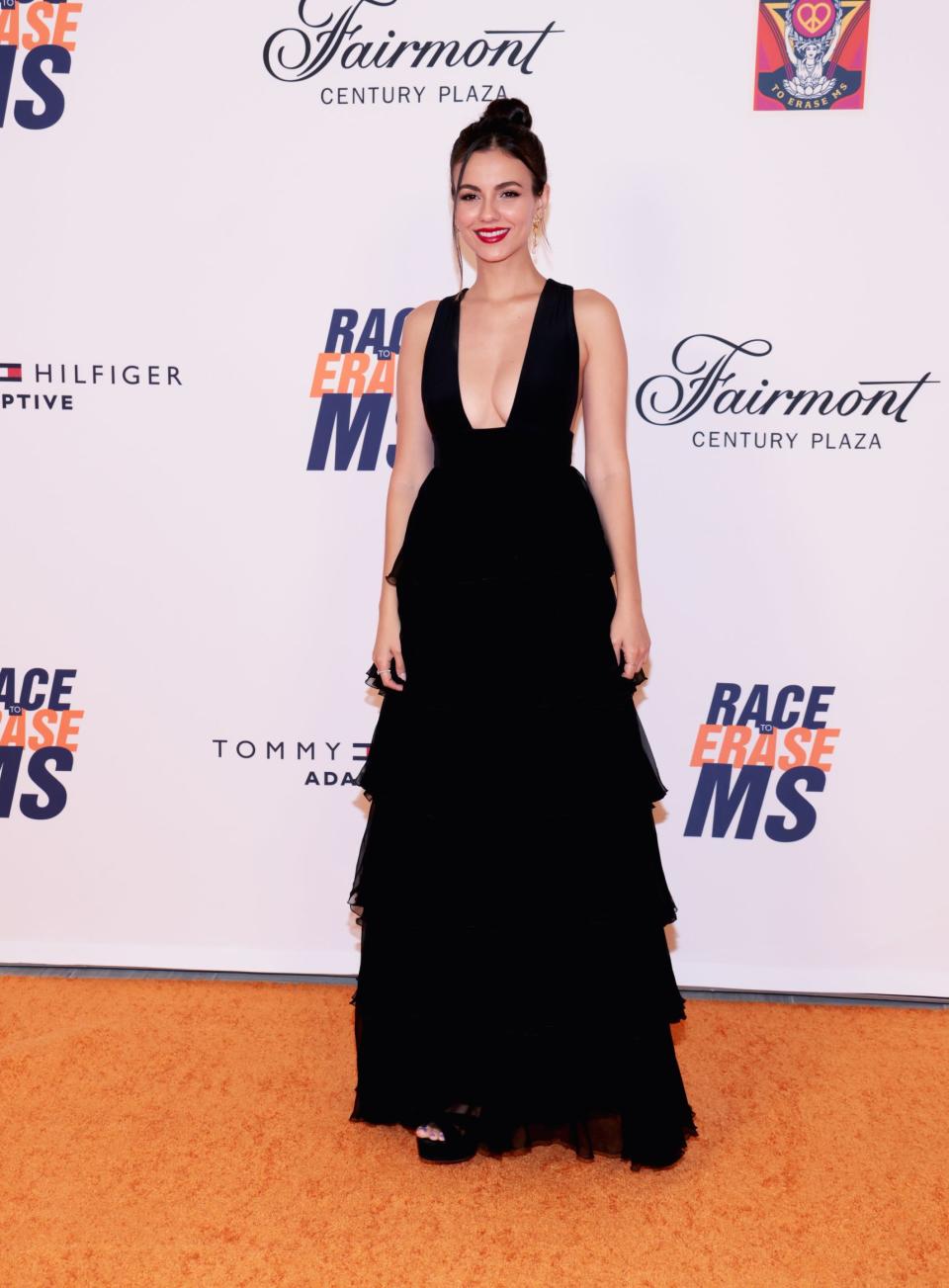 Victoria Justice at the 29th Annual Race To Erase MS on May 20, 2022 in Los Angeles, California. - Credit: PMC