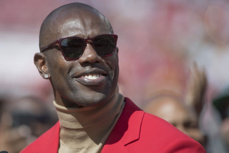 Pro Football Hall of Famer Terrell Owens (pictured) used Instagram to thank the San Francisco 49ers for signing his son, wide receiver Terique Owens, as an undrafted free agent. File Photo by Terry Schmitt/UPI
