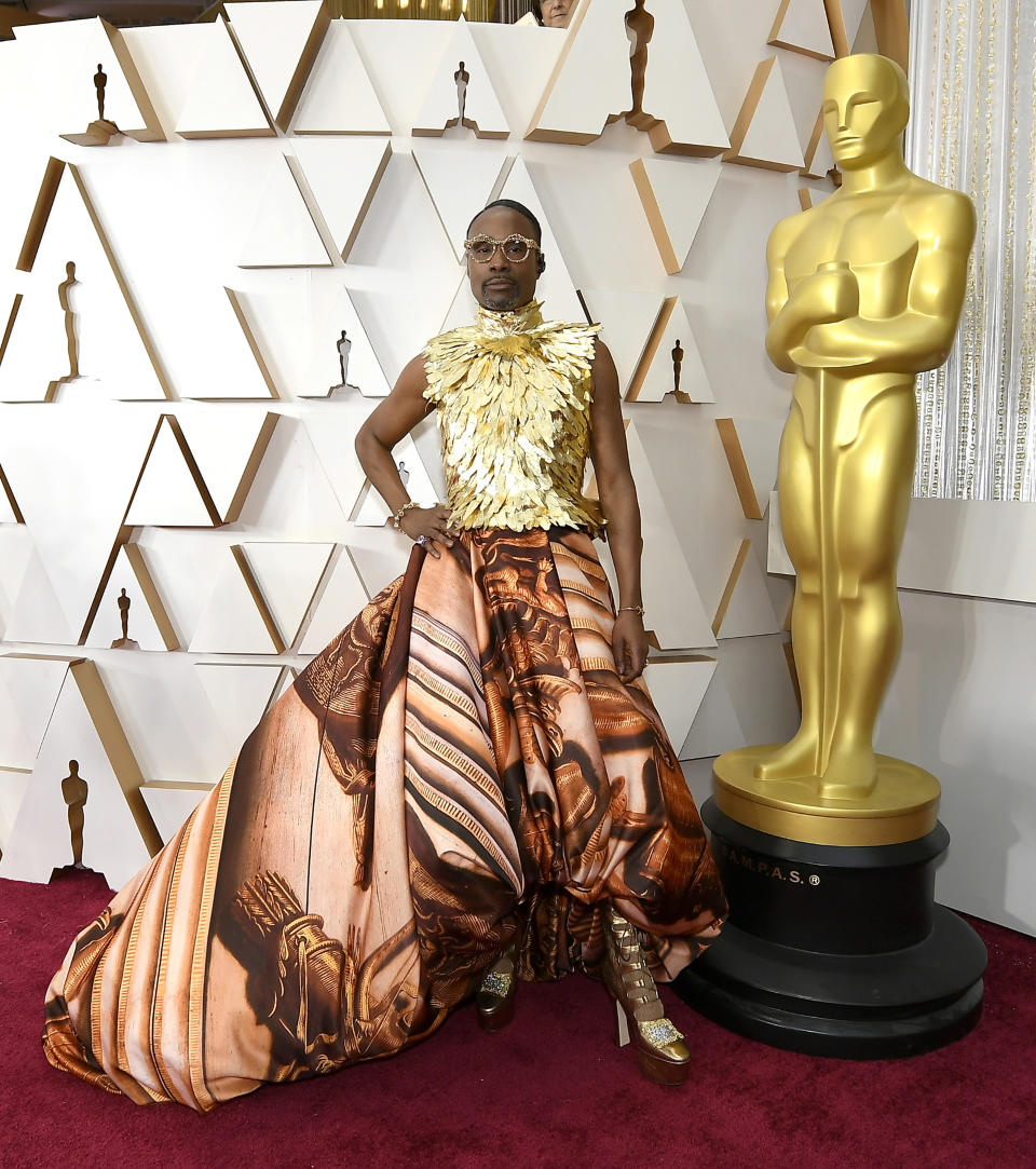 HOLLYWOOD, CALIFORNIA - FEBRUARY 09:  Billy Porter attends the 92nd Annual Academy Awards at Hollywood and Highland on February 09, 2020 in Hollywood, California. (Photo by Kevork Djansezian/Getty Images)