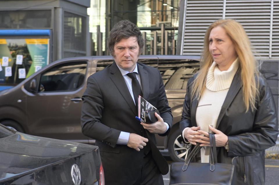 Javier Milei y su hermana