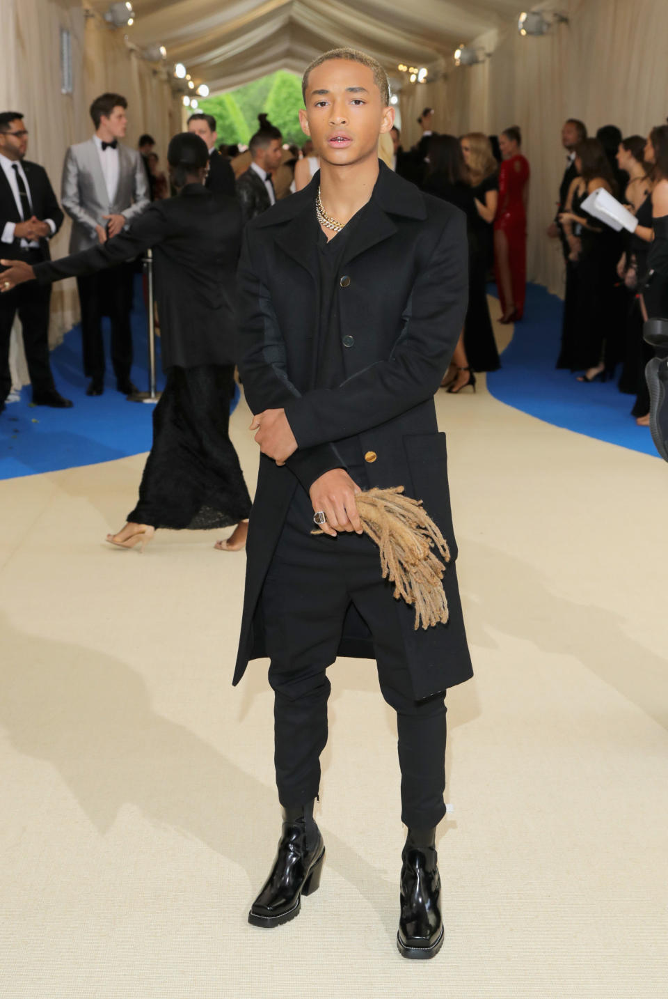 weirdest met gala - Jaden smith