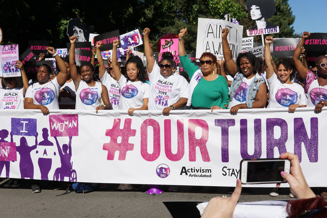 Black Women United organized Sacramento's first march for black women's rights.