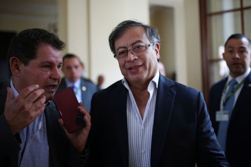 FILE PHOTO: Colombian left-wing presidential candidate Petro attends the Congress, in Bogota