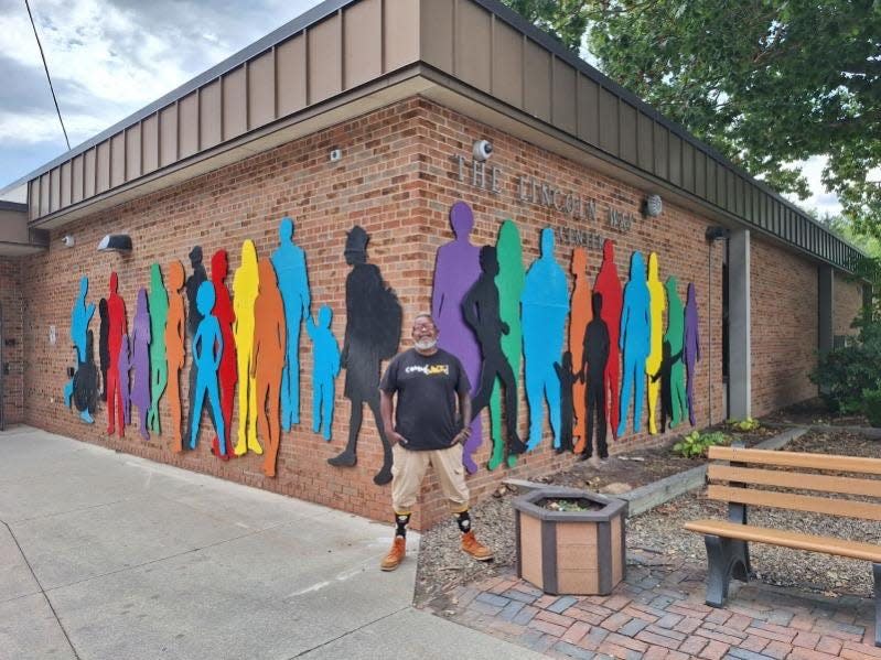 Canton artist Errick Freeman created this mural in Wooster