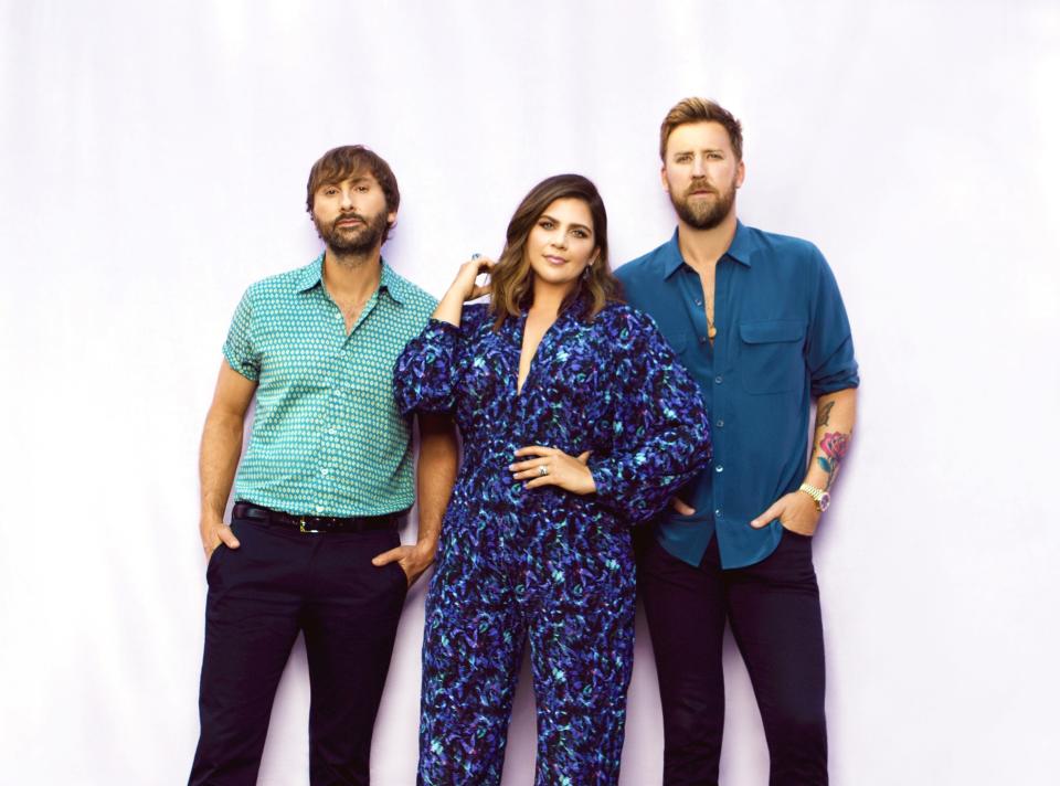 Lady A band members pictured from left to right: Dave Haywood, Hillary Scott and Charles Kelley.