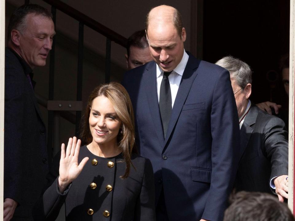 Herzogin Kate und Prinz William bei ihrem Besuch in Windsor. (Bild: imago images/i Images)