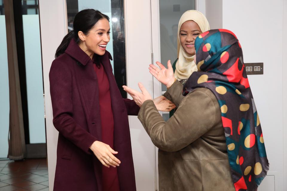 Meghan Markle, Duchess of Sussex, stopped by the Grenfell Community Kitchen, which she partnered with earlier this year to create the cookbook 'Together'