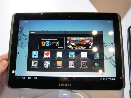 Hands on: Samsung Galaxy Tab 2