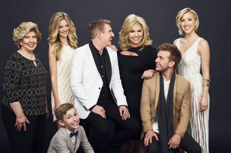 From left, Faye Chrisley, Lindsie Chrisley Campbell, Grayson Chrisley, Todd Chrisley, Julie Chrisley, Chase Chrisley and Savannah Chrisley starred in "Chrisley Knows Best." Photo courtesy of USA Network