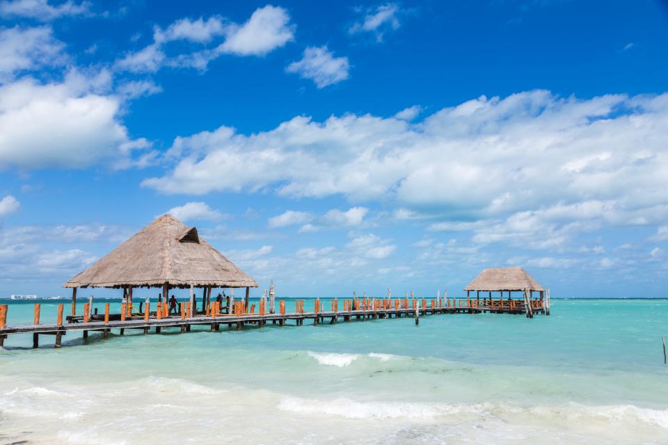 Beach in Cancun, Mexico