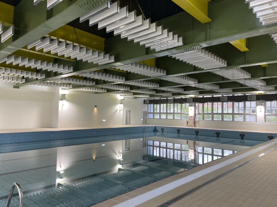 南湖國小活動中心建置溫水游泳池