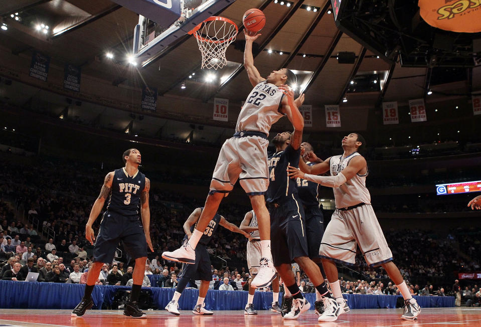 NEW YORK, NY - MARCH 07: Otto Porter #22 of the Georgetown Hoyas takes a shot at the basket against the Pittsburgh Panthers during their second round game of the 2012 Big East Men's Basketball Tournament at Madison Square Garden on March 7, 2012 in New York City. (Photo by Jim McIsaac/Getty Images)