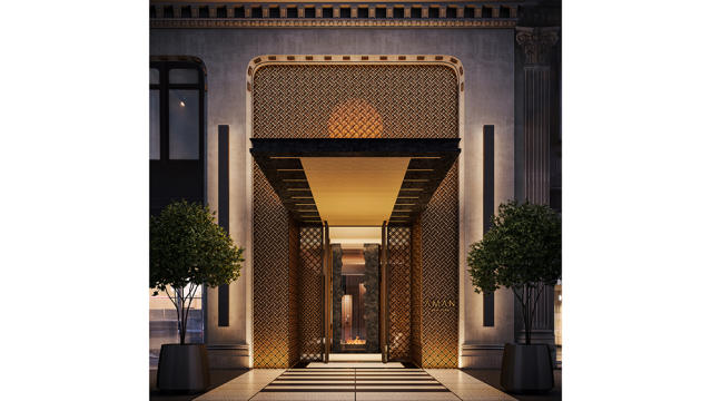 Also in Manhattan, the Aman will welcome local members as well as guests. - Credit: Courtesy of Aman Hotel