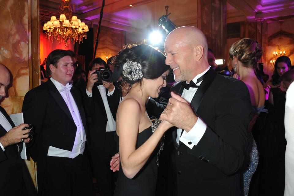 Bruce Willis dances with his daughter Tallulah at Le Bal in 2011.