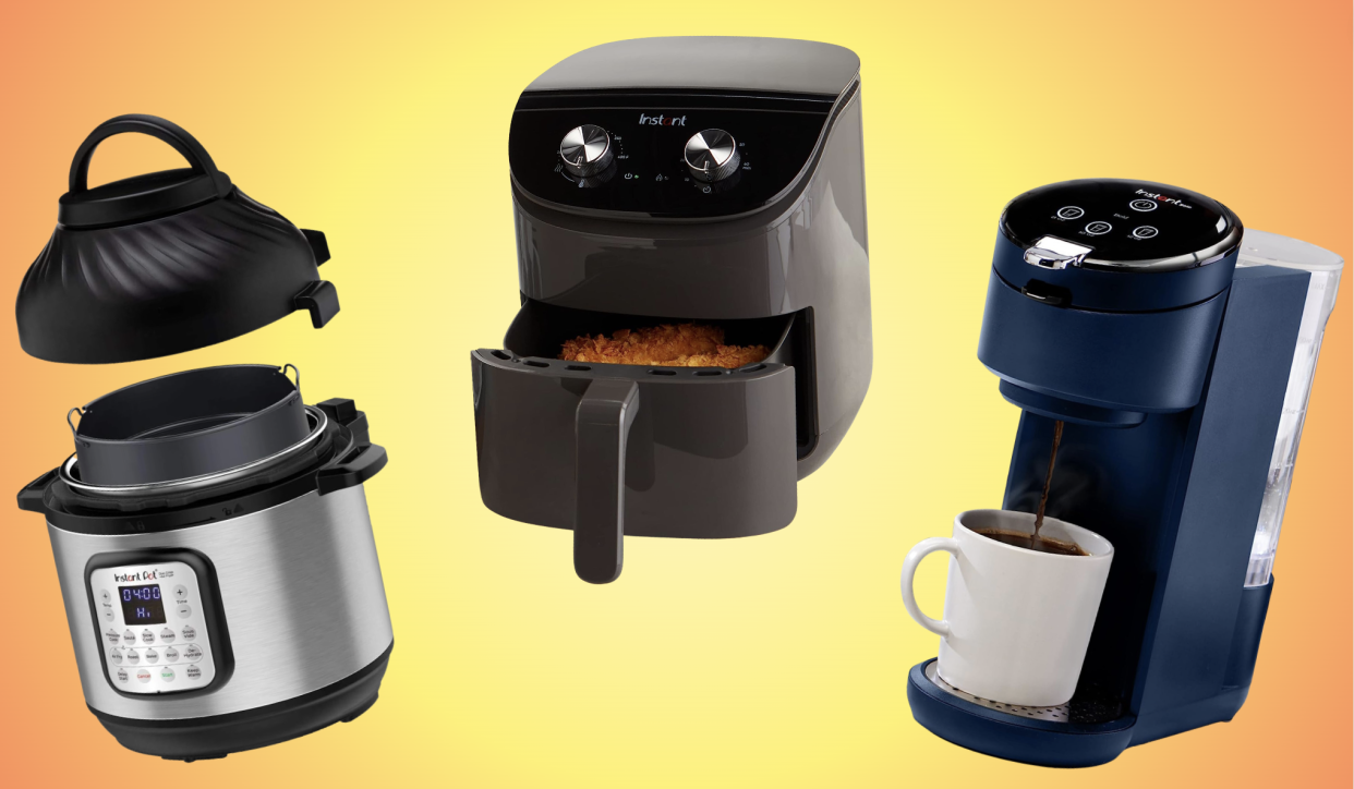 instant pot, air fryer, coffee maker