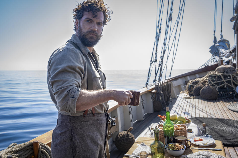 En esta imagen proporcionada por Lionsgate, Henry Cavill en una escena de "The Ministry of Ungentlemanly Warfare." (Daniel Smith/Lionsgate via AP)