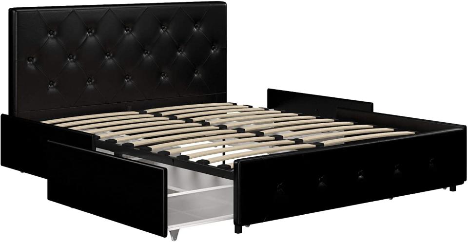 platform bed with storage dhp dakota