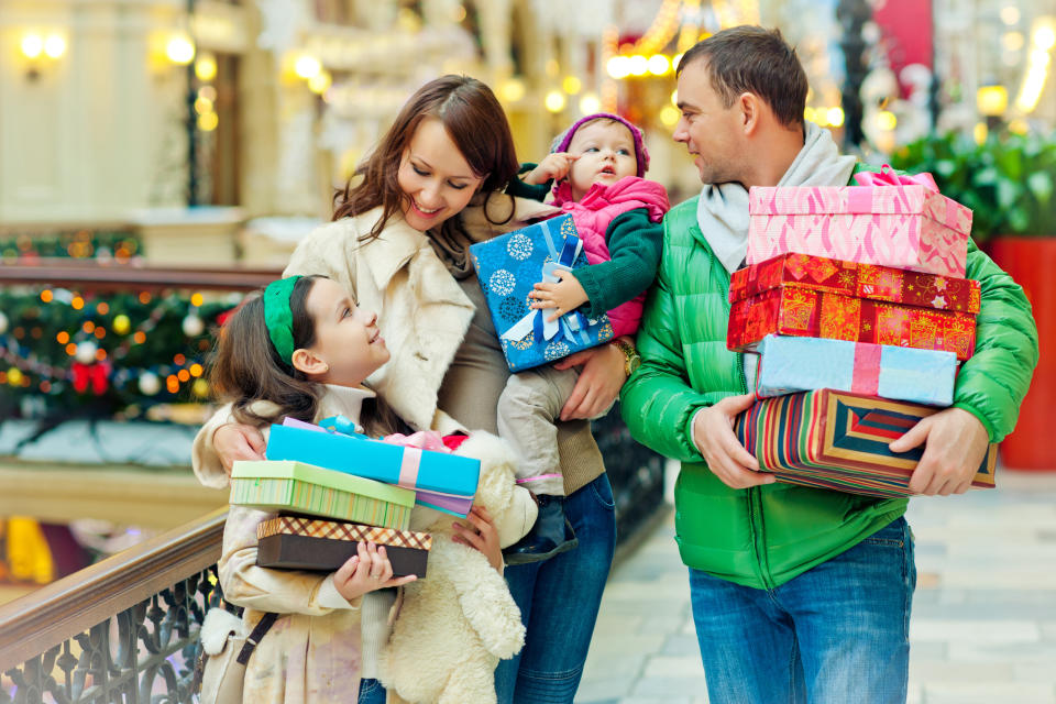 Parents are forking out a lot of money on their kids at Christmas [Photo: Getty]