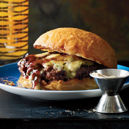 Umami Burgers with Port and Stilton